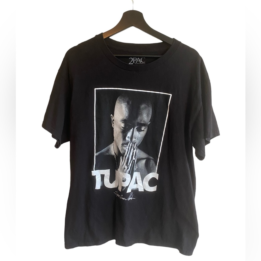 2Pac Shakur Large Print T-Shirt Size L